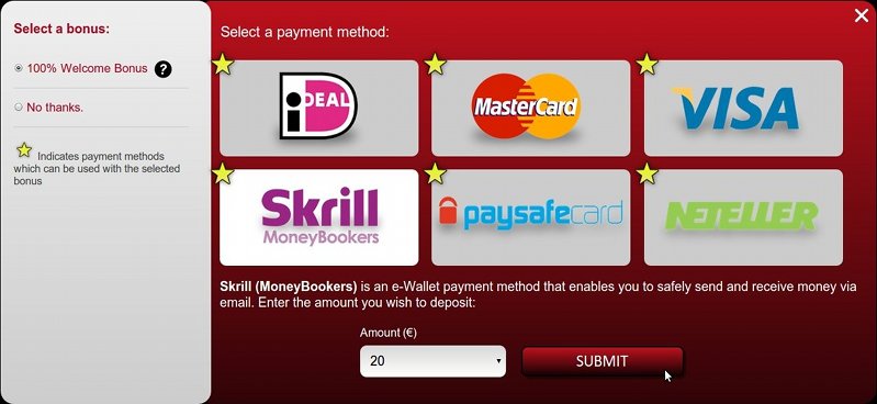 Payment options